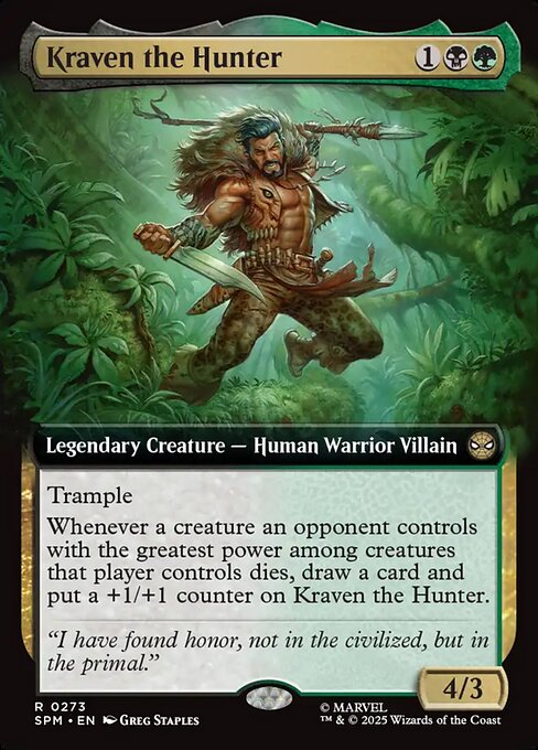 SPM: Kraven the Hunter (Extended Art) (Foil)