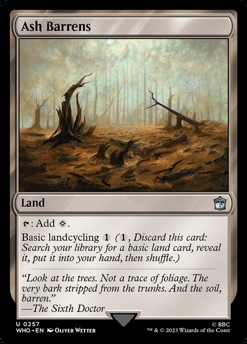 WHO: Ash Barrens (Foil)
