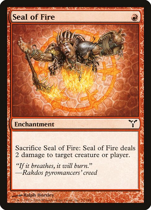 DIS: Seal of Fire (Foil)