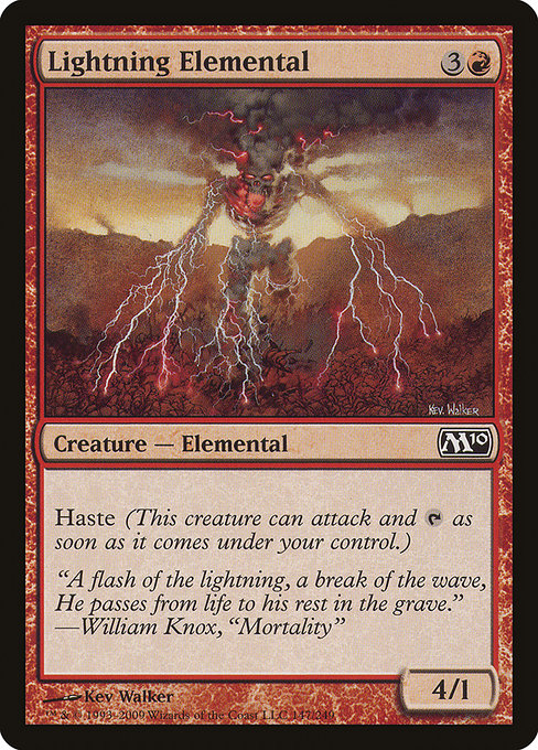 M10: Lightning Elemental (Foil)