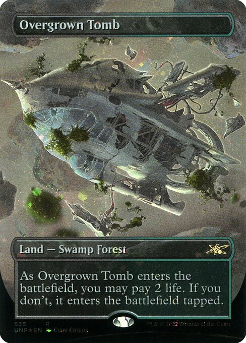 UNF: Overgrown Tomb (Borderless) (Galaxy Foil)