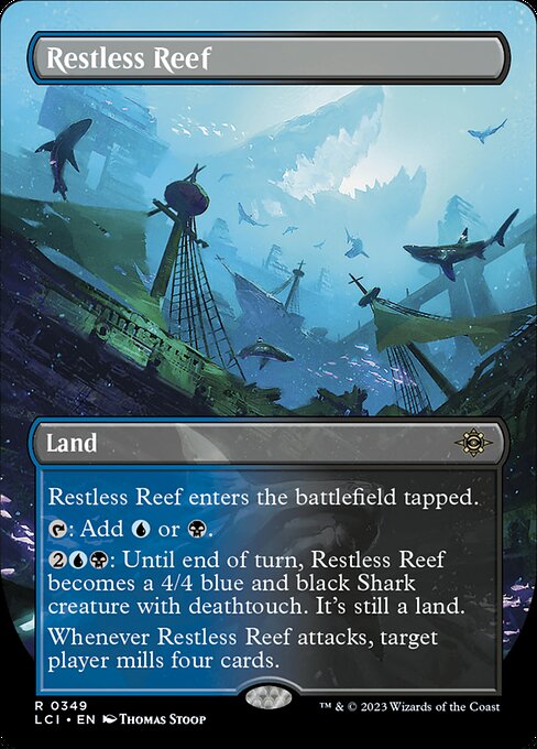 LCI: Restless Reef (Borderless) (Foil)