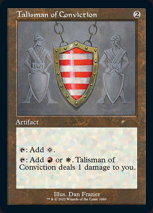 SLD: Talisman of Conviction (Retro Frame) (Foil Etched)
