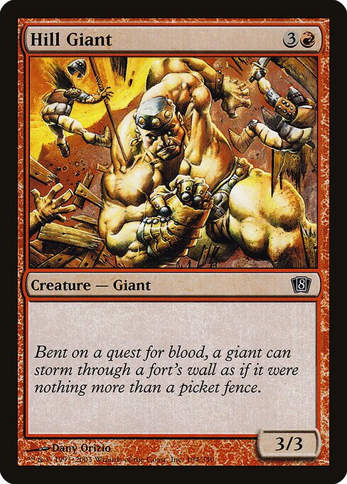 8ED: Hill Giant (Foil)