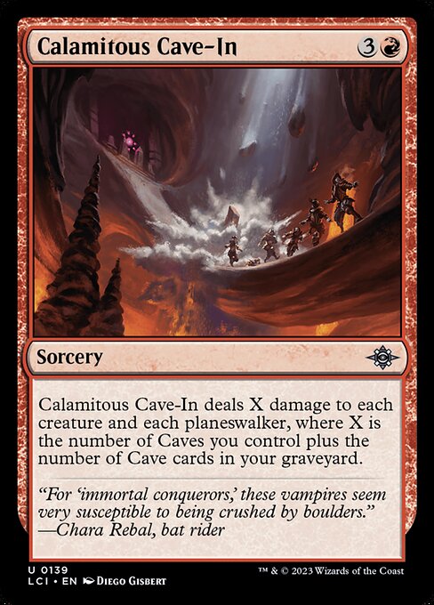 LCI: Calamitous Cave-In (Foil)