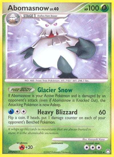 MT: Abomasnow (Reverse Holofoil)