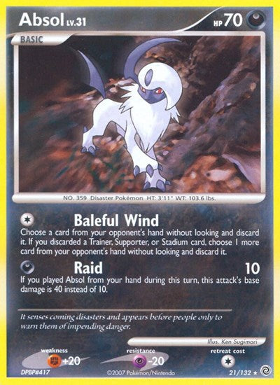 SW: Absol (Reverse Holofoil)