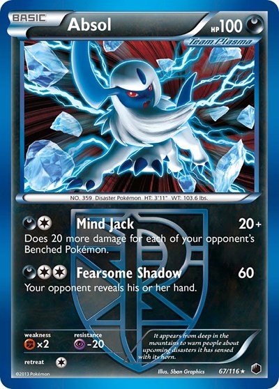 PLF: Absol (Team Plasma) (Holofoil)