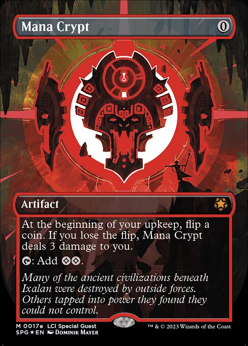 SPG: Mana Crypt (0017e) (Borderless) (Foil)