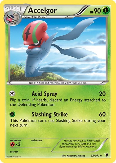 NVI: Accelgor (Reverse Holofoil)