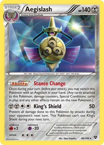 XY: Aegislash (86) (Reverse Holofoil)