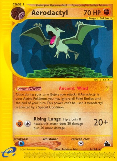 SK: Aerodactyl (Reverse Holofoil)