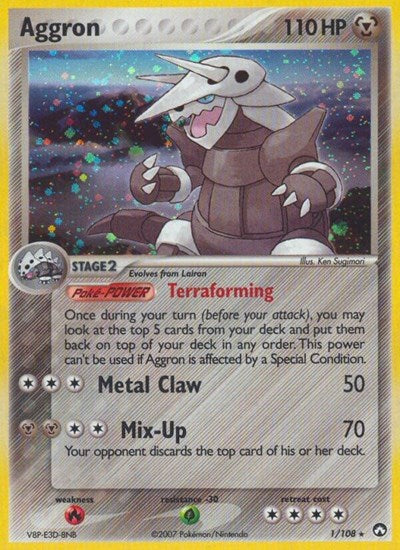 PK: Aggron (Reverse Holofoil)