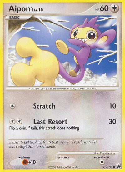 MD: Aipom (51) (Reverse Holofoil)