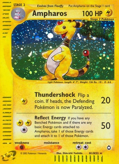AQ: Ampharos (H1) (Holofoil)