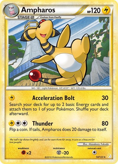 HS: Ampharos (Reverse Holofoil)