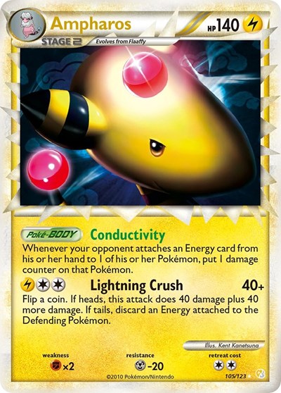 HS: Ampharos (Prime) (Holofoil)