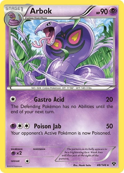XY: Arbok (Reverse Holofoil)