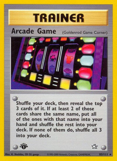 N1: Arcade Game (Goldenrod Game Corner) (1st Edition)