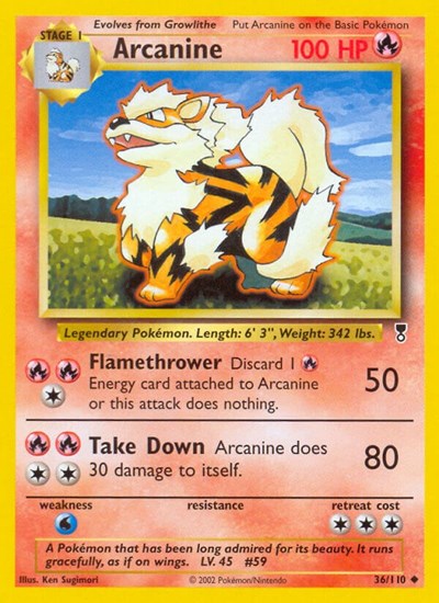 LC: Arcanine (Reverse Holofoil)