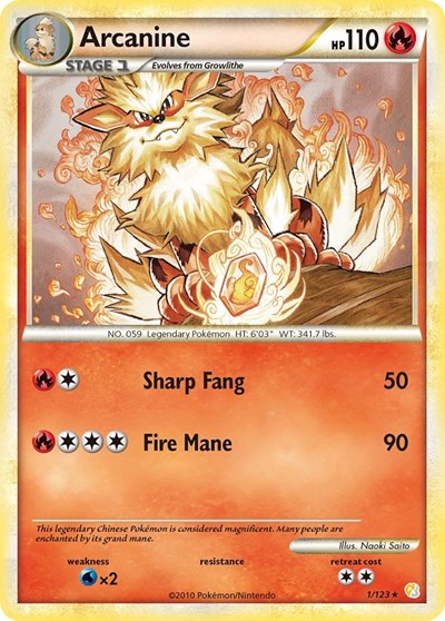 HS: Arcanine (Reverse Holofoil)