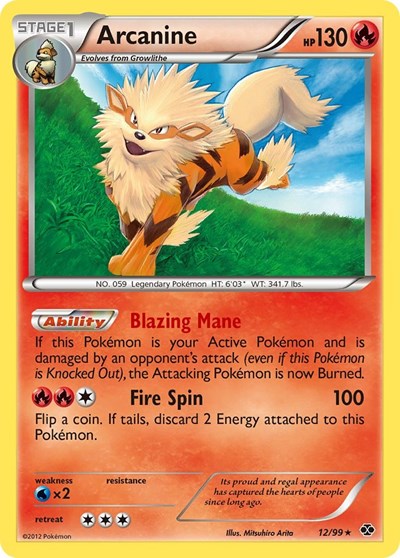 NXD: Arcanine (12) (Reverse Holofoil)