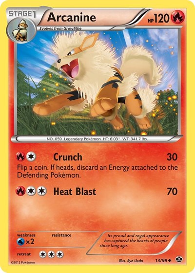NXD: Arcanine (13) (Reverse Holofoil)