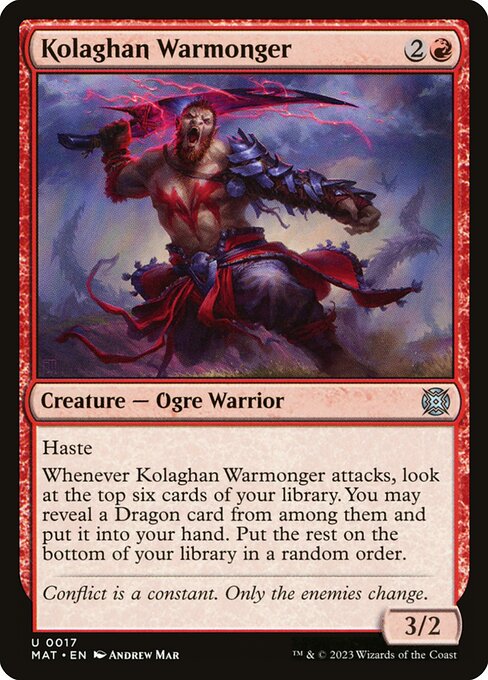 MAT: Kolaghan Warmonger