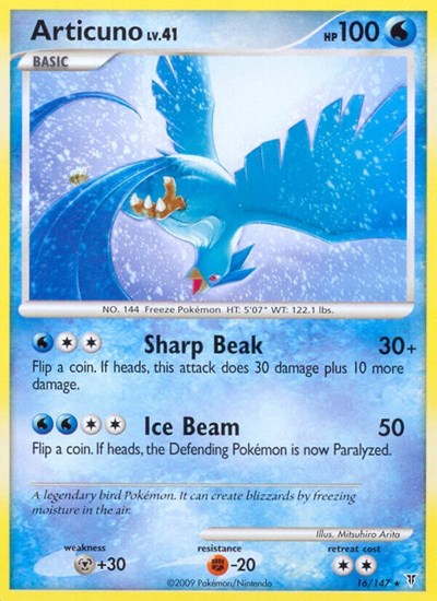 SV: Articuno (16) (Reverse Holofoil)