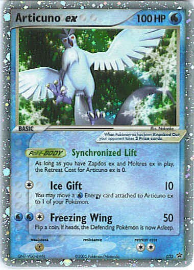 PR: Articuno ex - 032 (EX Collector's Window Tins) (Holofoil)