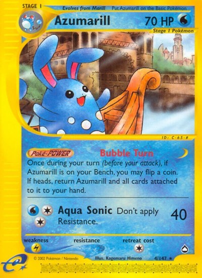 AQ: Azumarill (Reverse Holofoil)