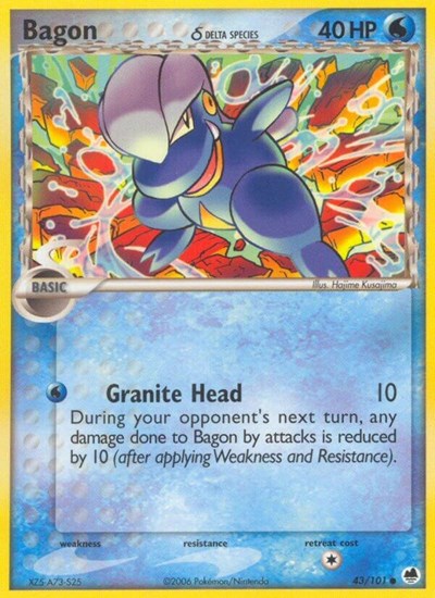 DF: Bagon (Delta Species) (Reverse Holofoil)