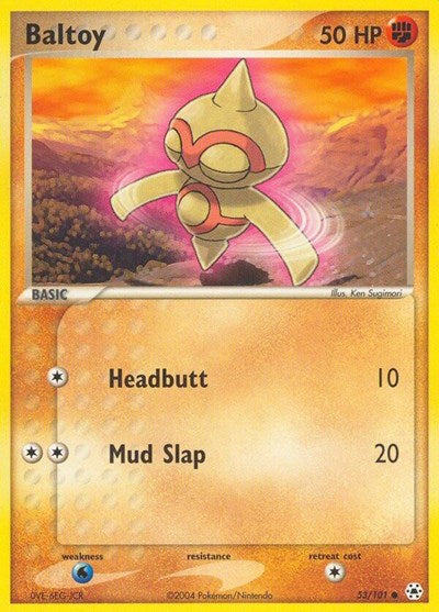 HL: Baltoy - 53/101 (Reverse Holofoil)