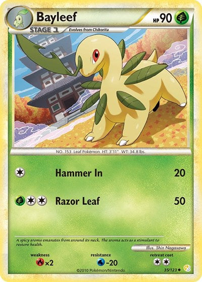 HS: Bayleef (Reverse Holofoil)