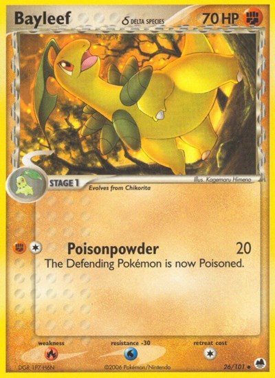 DF: Bayleef (Delta Species) (Reverse Holofoil)