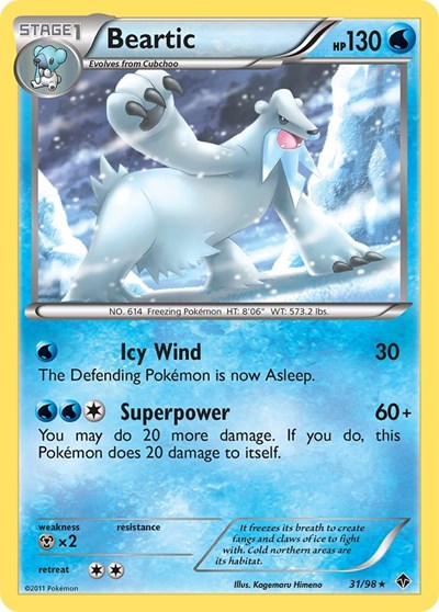 EPO: Beartic (31) (Reverse Holofoil)