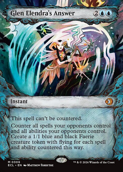 ECL: Glen Elendra's Answer (Showcase) (Foil)
