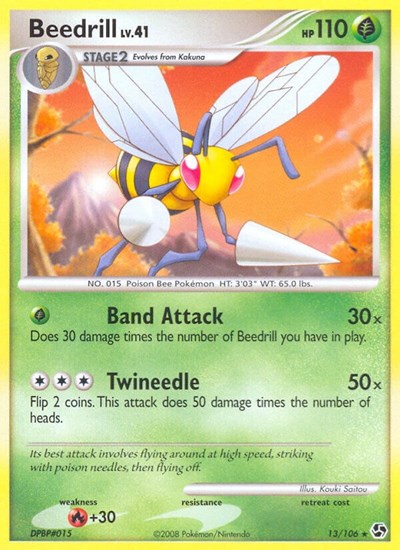 GE: Beedrill (Reverse Holofoil)