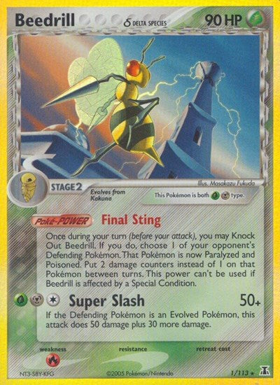 DS: Beedrill (Delta Species) (Holofoil)