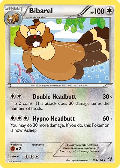 XY: Bibarel (Reverse Holofoil)