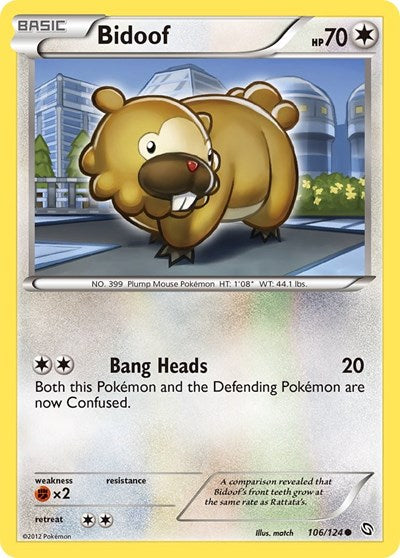 DRX: Bidoof (Reverse Holofoil)