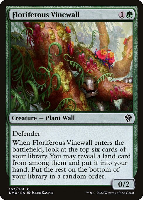 DMU: Floriferous Vinewall