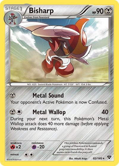 XY: Bisharp (Reverse Holofoil)
