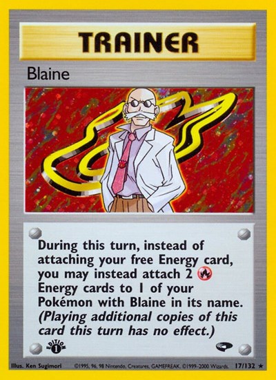 G2: Blaine (17) (1st Edition Holofoil)