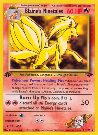 G2: Blaine's Ninetales (1st Edition)