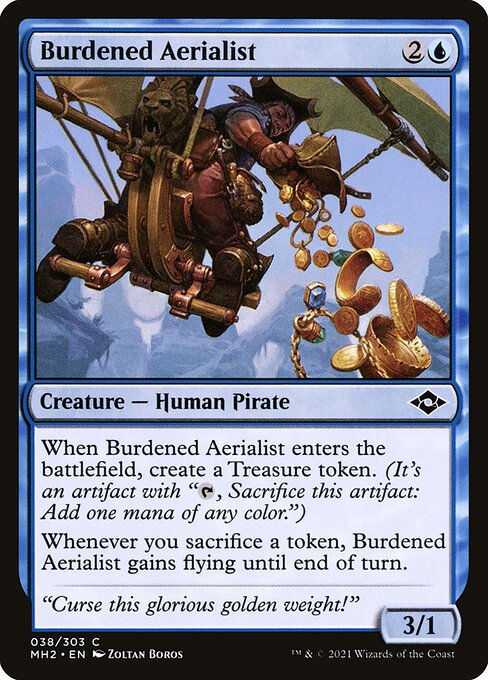 MH2: Burdened Aerialist (Foil)