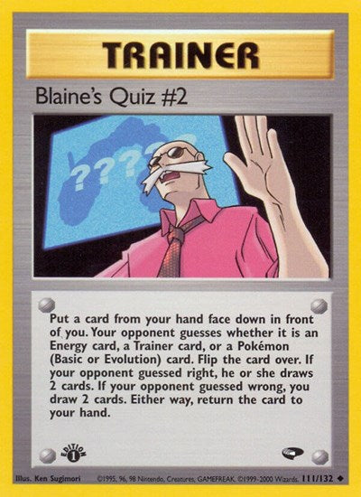 G2: Blaine's Quiz #2 (1st Edition)