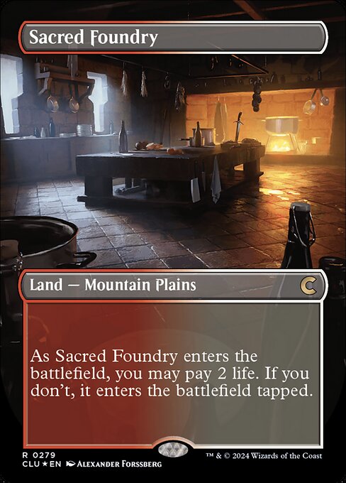 CLU: Sacred Foundry (Borderless) (Foil)
