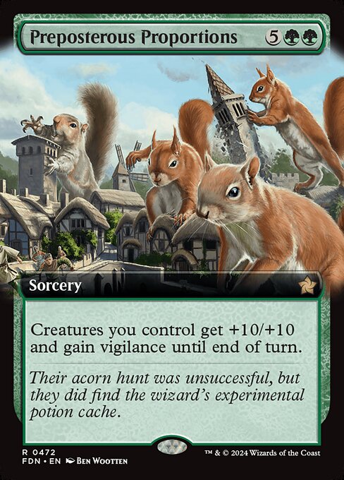 FDN: Preposterous Proportions (Extended Art) (Foil)