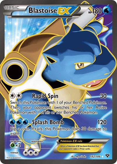XY: Blastoise EX (142 Full Art) (Holofoil)